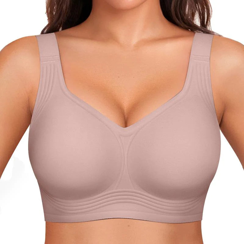 Wireless Bra for Women, Full Coverage Invisible Wire-Free Bra